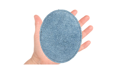 DUAL-SIDED Oval Shammy Leather Towel